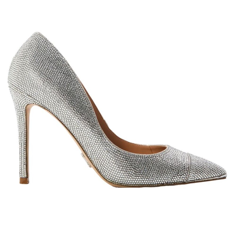 Steve Madden Womens/Ladies Evelyn Stiletto Heel Court Shoes / Silver